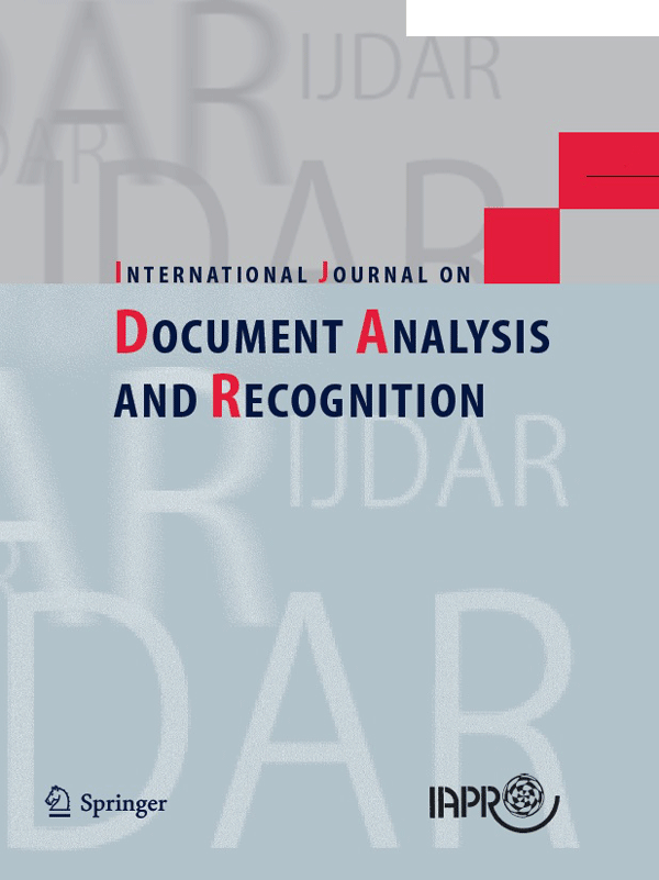 IJDAR cover image